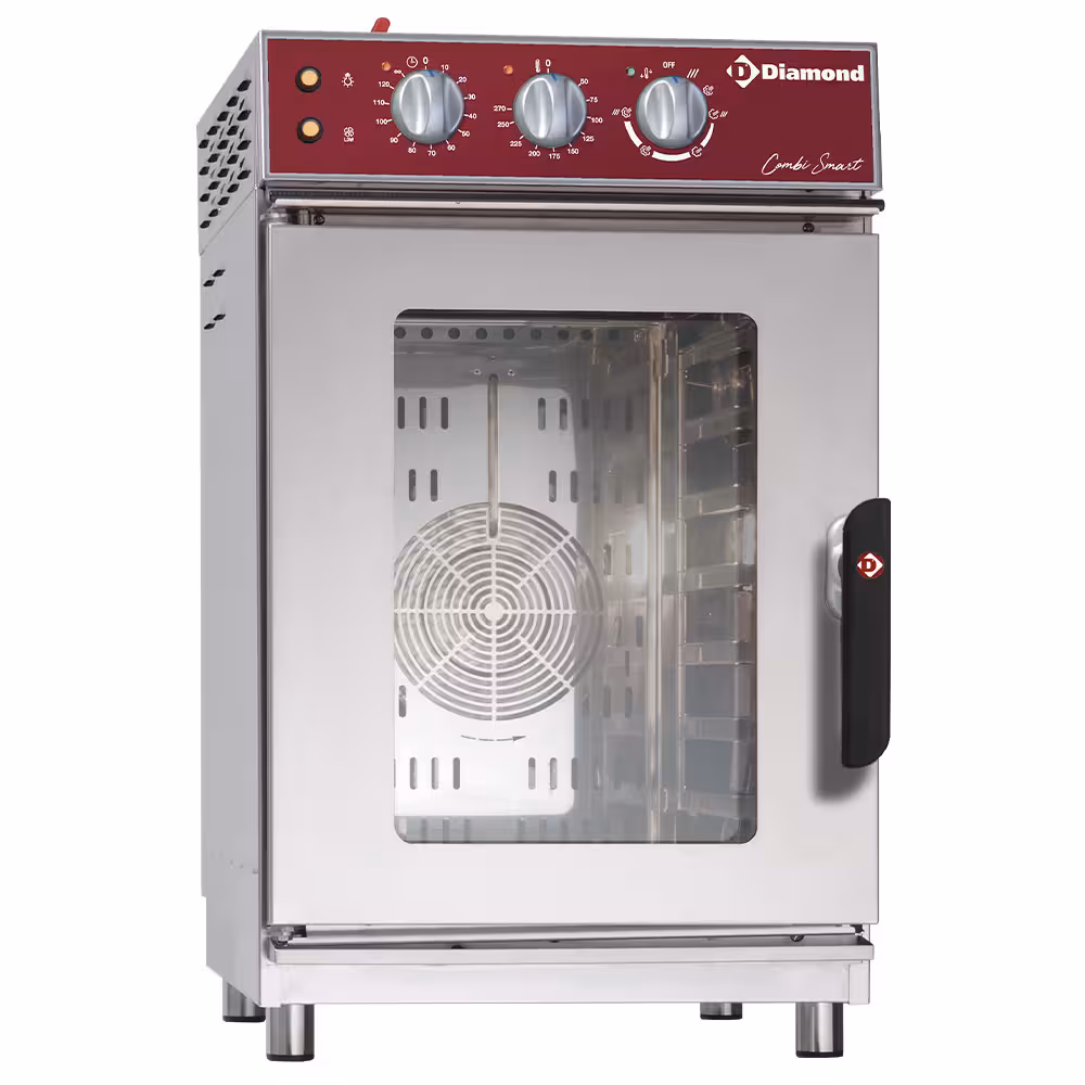 Four vapeur/convection électrique,  7x GN1/1 mécanique - cuisine professionnel de qualité