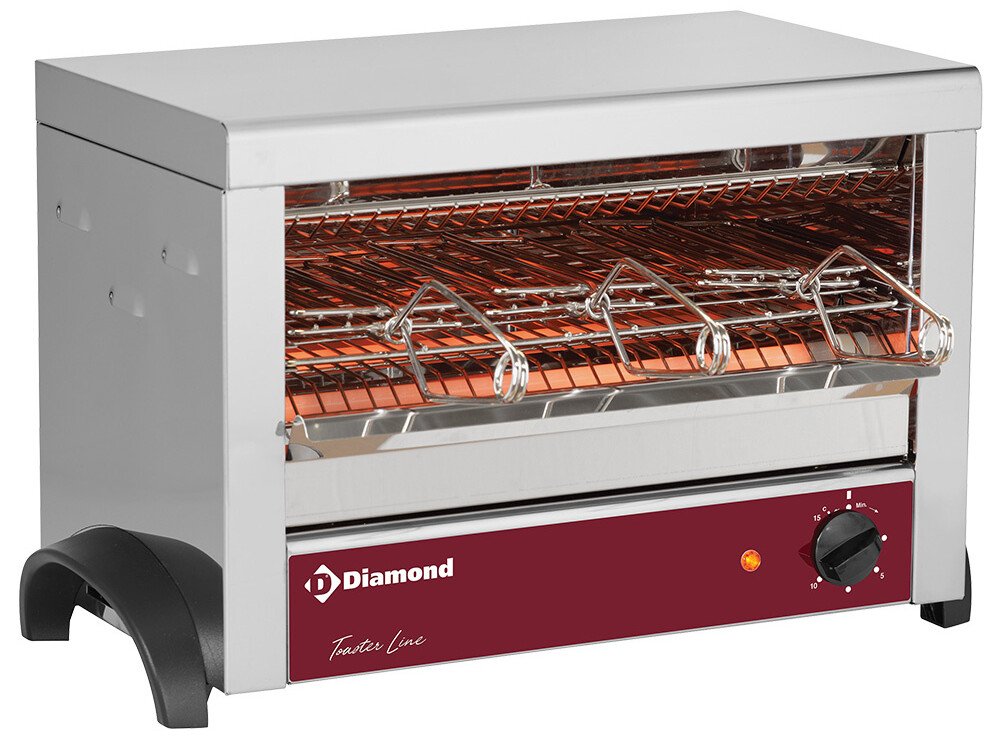 Toaster 3 pinces au quartz - cuisine professionnel de qualité