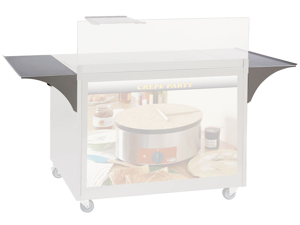 Tablette latérale en inox (1 pièce) - équipement professionnel de qualité