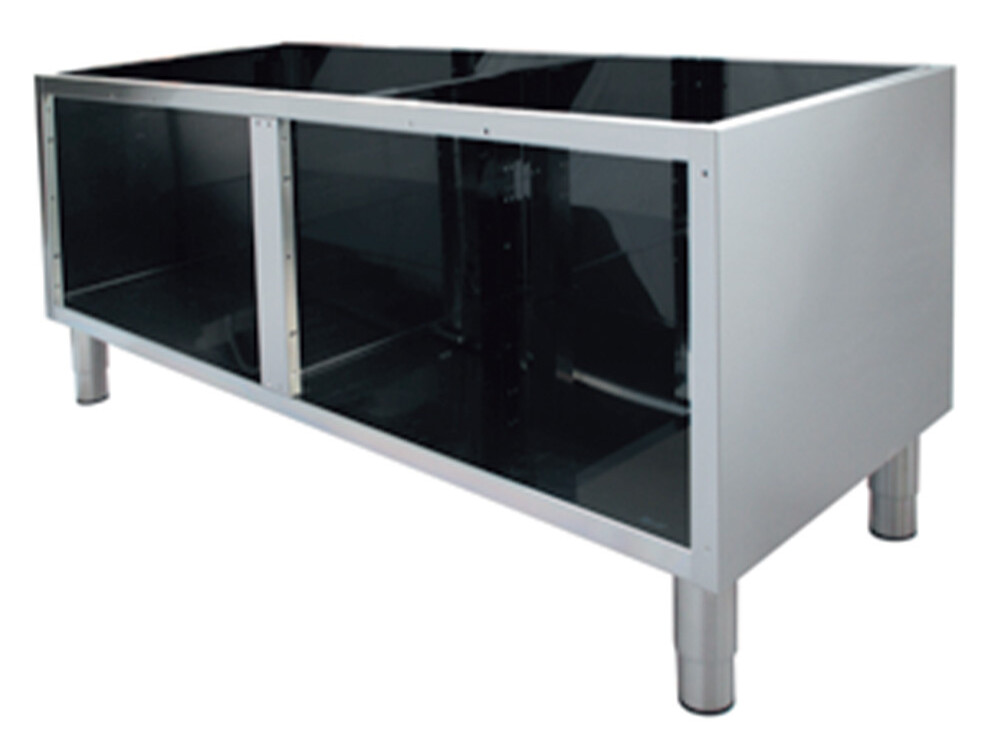 Soubassement ouvert en acier inox 304 - professionnel professionnel de qualité