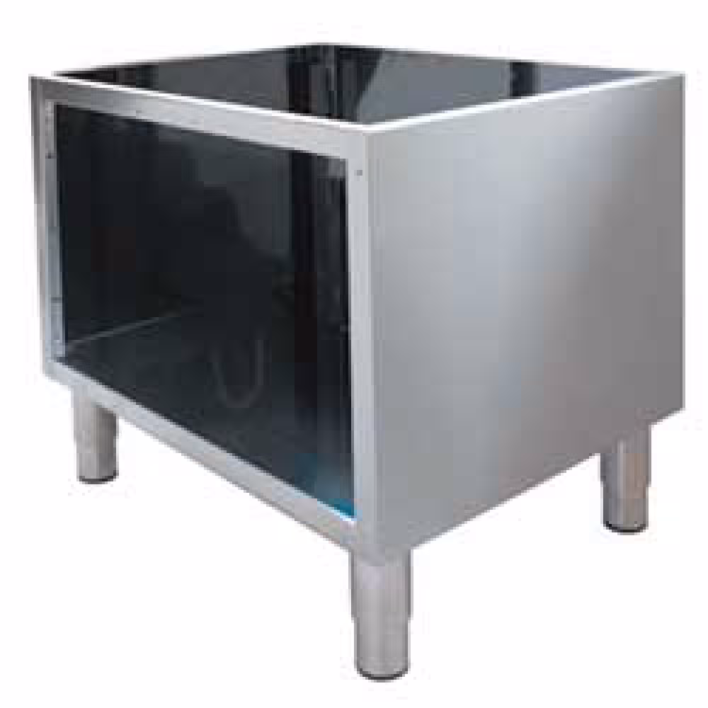 Soubassement ouvert en acier inox 304 - restauration professionnel de qualité