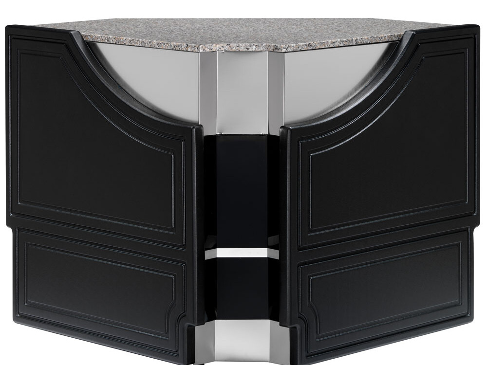 Elément neutre (ou) caisse, angle fermé à 90° - équipement professionnel de qualité