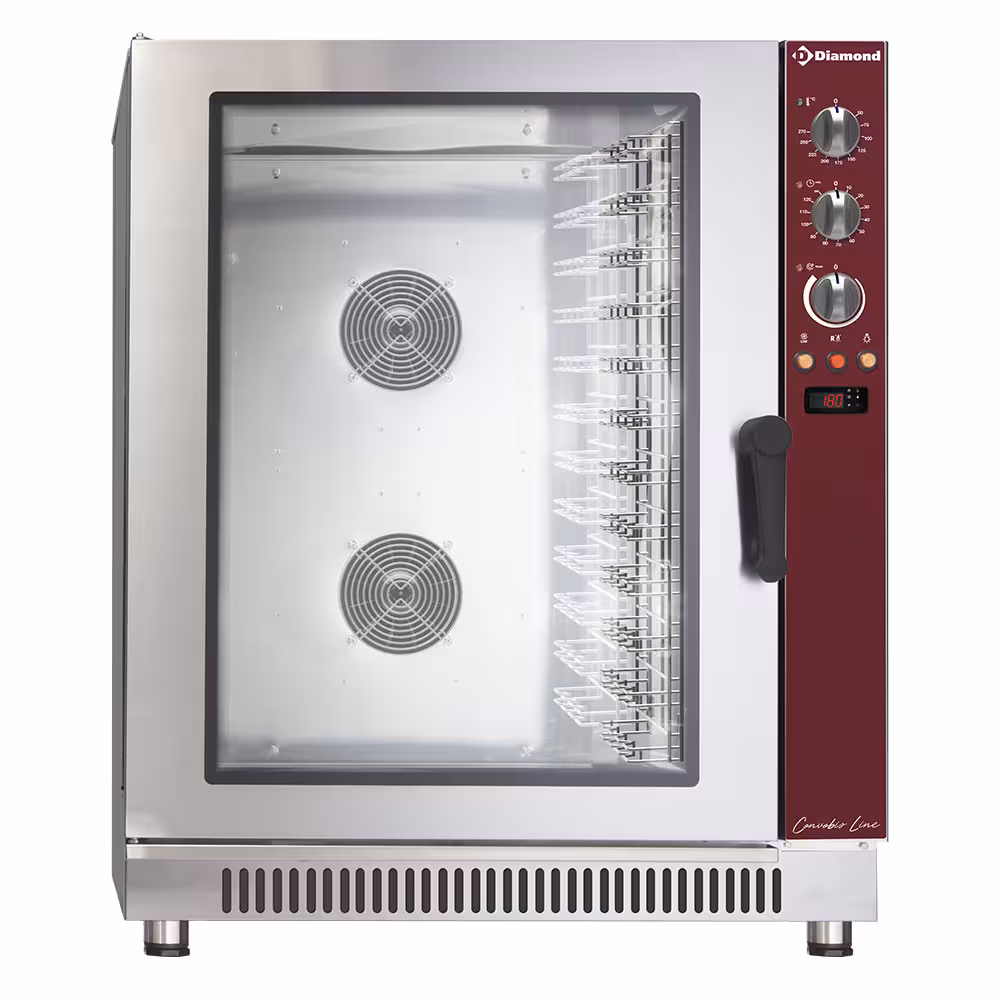 Four à convection gaz,  12x (),  humidificateur automatique - professionnel professionnel de qualité