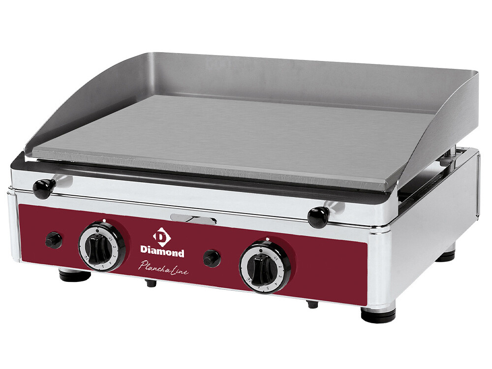 Plaque de cuisson lisse,  gaz - restauration professionnel de qualité