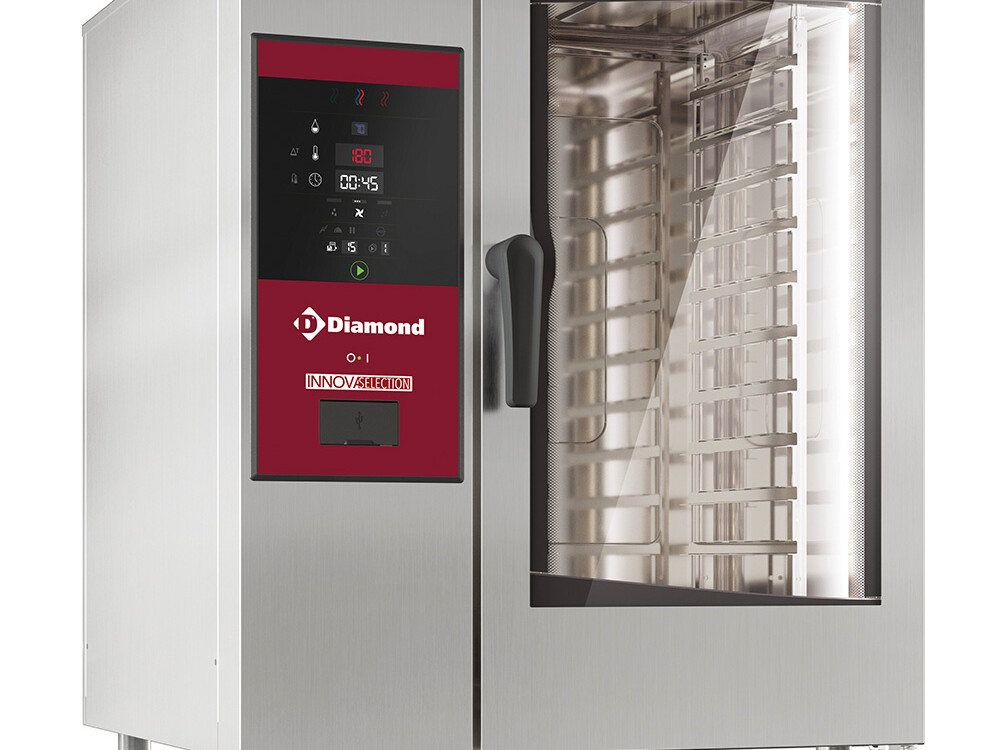 Four électrique vapeur boiler et convection 10x 1/1+ Cle... - équipement professionnel de qualité