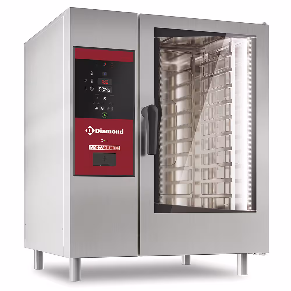 Four électrique vapeur boiler et convection 10x 1/1+ Cle... - équipement professionnel de qualité