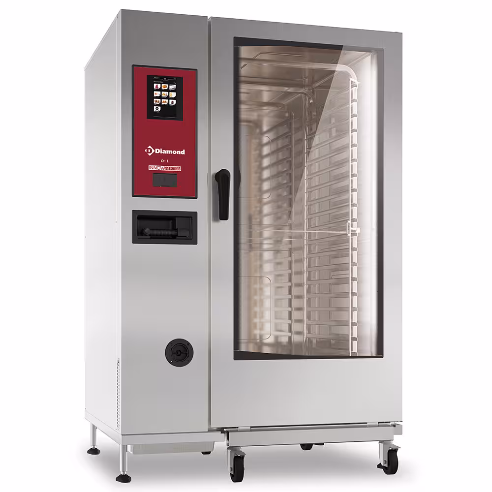 Four électrique "" vapeur boiler/ convection 20xGN2/1+ C... - professionnel professionnel de qualité