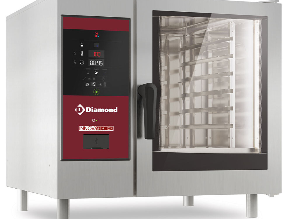 Four gaz vapeur boiler et convection 6x 1/1+ Cleaning - équipement professionnel de qualité