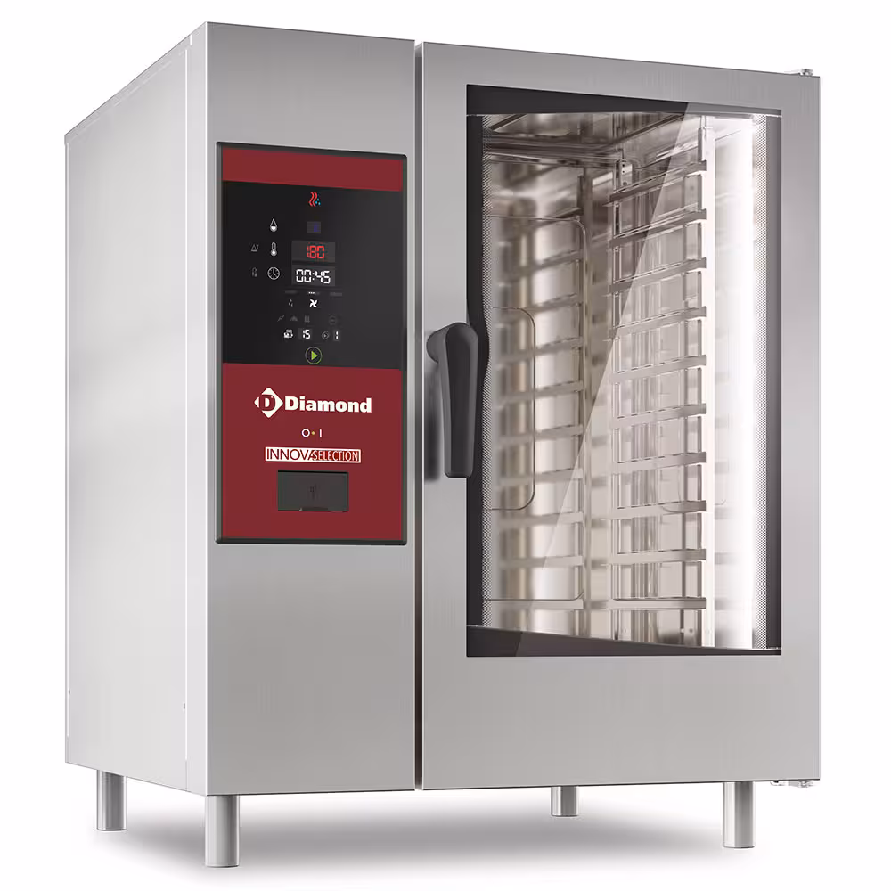 Four gaz vapeur boiler et convection 10x 1/1+ Cleaning - cuisine professionnel de qualité
