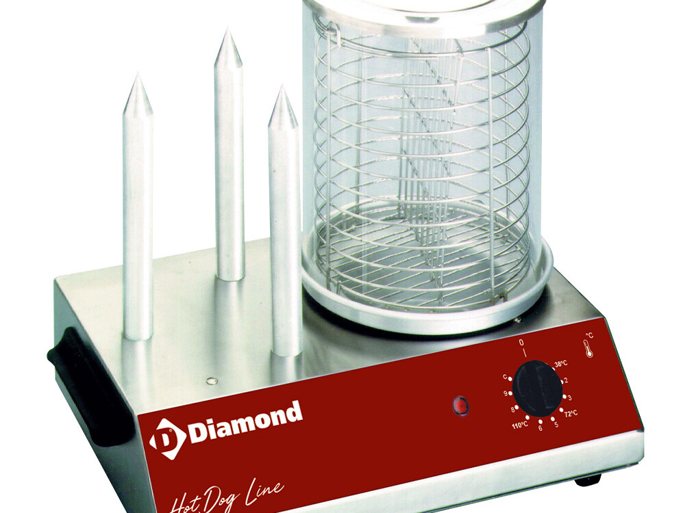 Chauffe saucisses électriques 3 plots - restauration professionnel de qualité