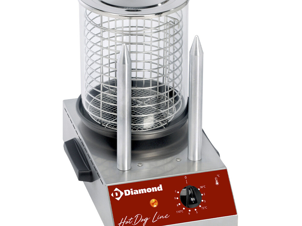 Chauffe saucisses électrique 2 plots - équipement professionnel de qualité