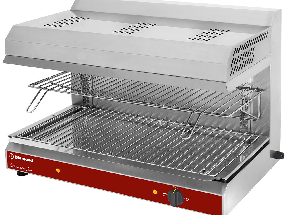 Salamandre électrique, 4 niveaux de réglage - cuisine professionnel de qualité