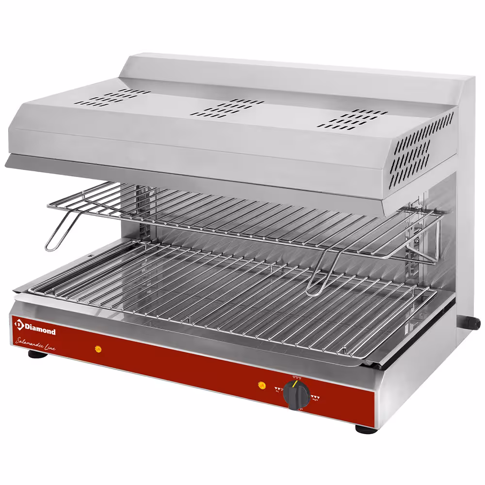 Salamandre électrique,  4 niveaux de réglage - cuisine professionnel de qualité