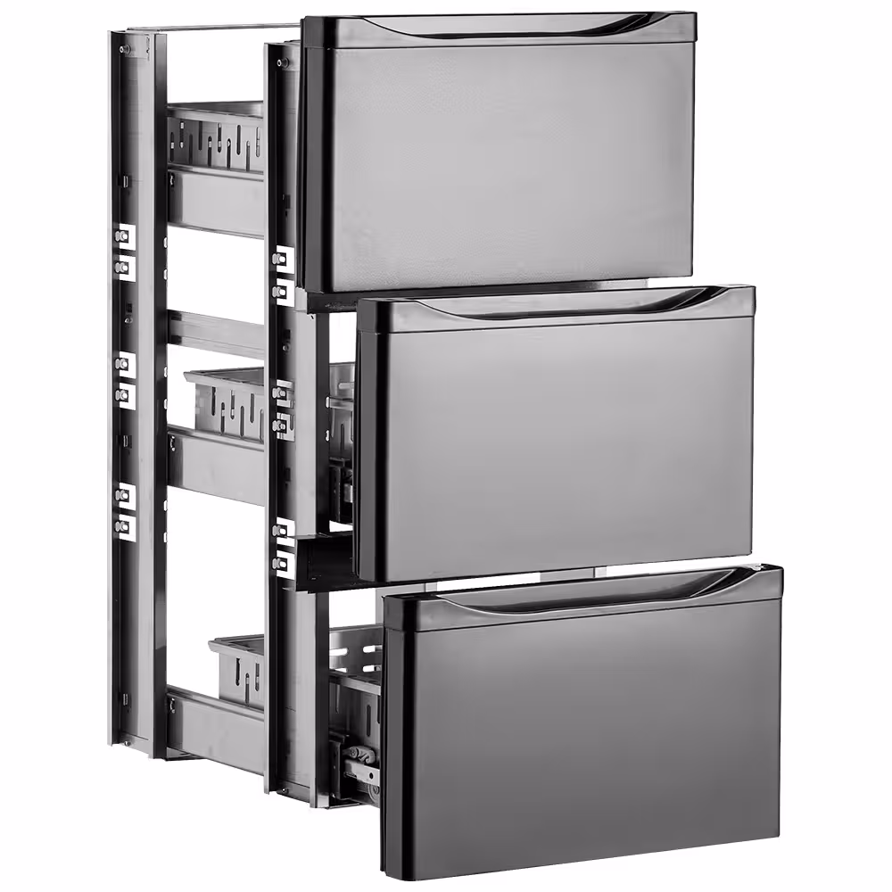 Kit bloc tiroirs (1/3 + 1/3 + 1/3) x ... - cuisine professionnel de qualité