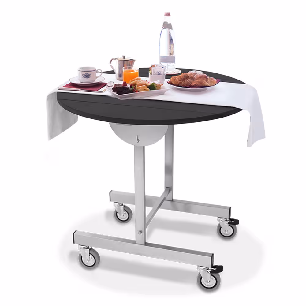 Table de service Ø 800 mm,  service chambre - équipement professionnel de qualité