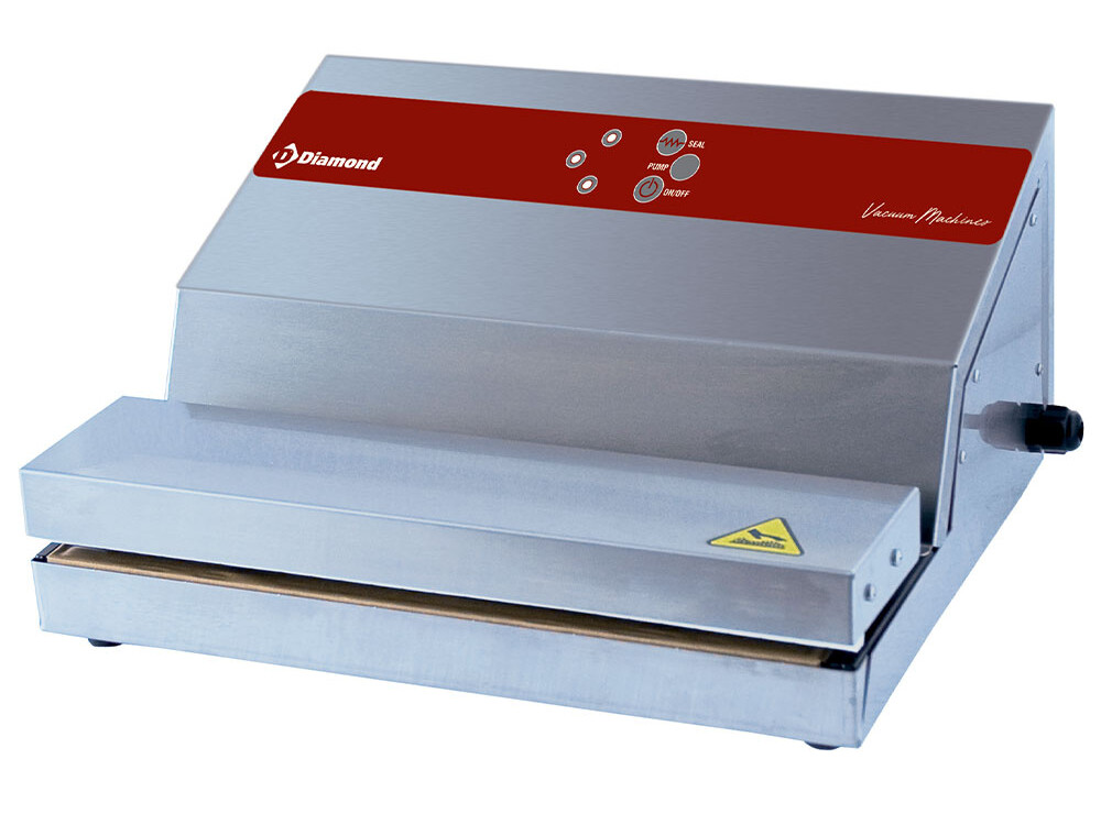 Sous-videuse inox, pompe 16 l./min, soudure 330 mm - équipement professionnel de qualité