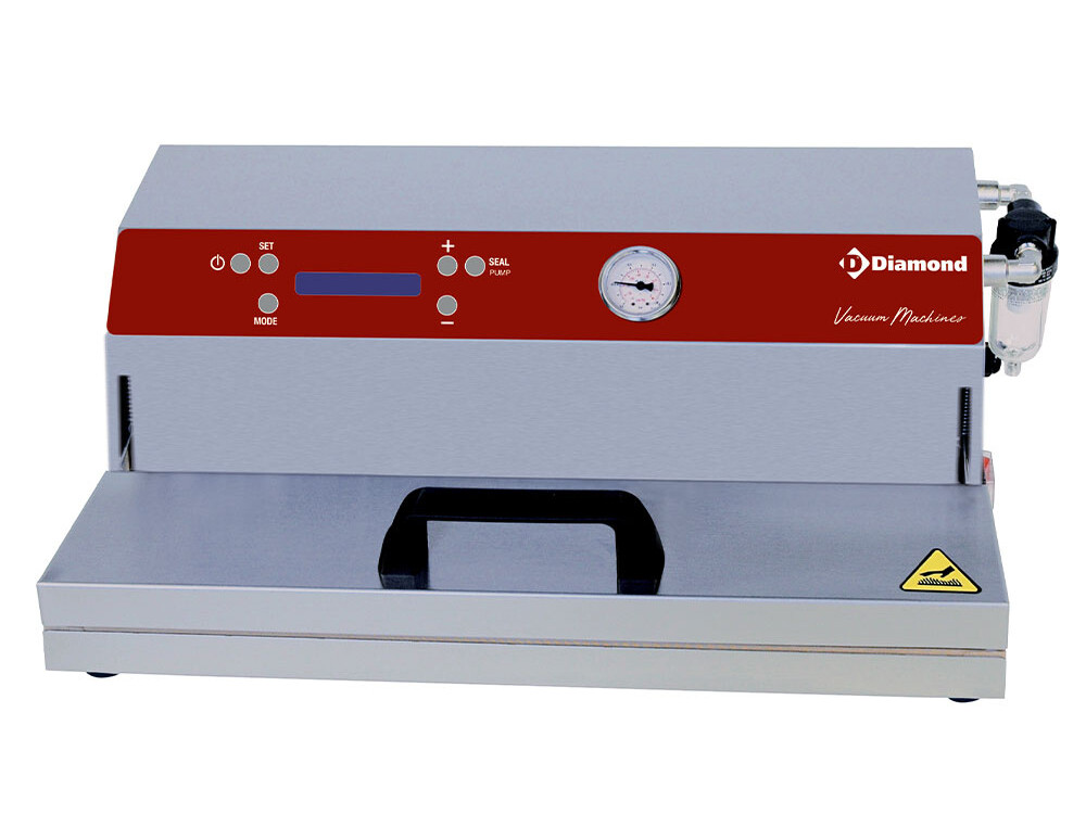 Sous videuse inox, pompe 32 l./min, soudure 430 mm (dou... - équipement professionnel de qualité