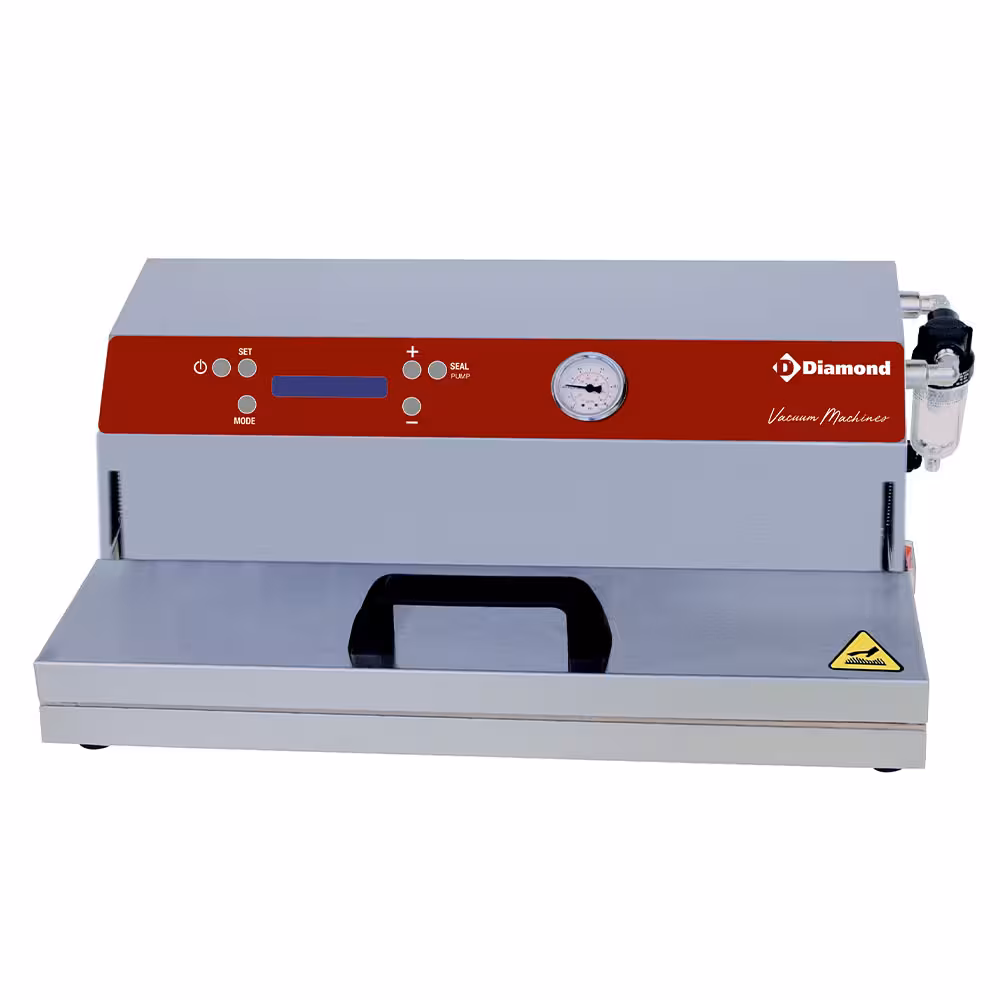Sous videuse inox,  pompe 32 l./min,  soudure 430 mm (dou... - équipement professionnel de qualité
