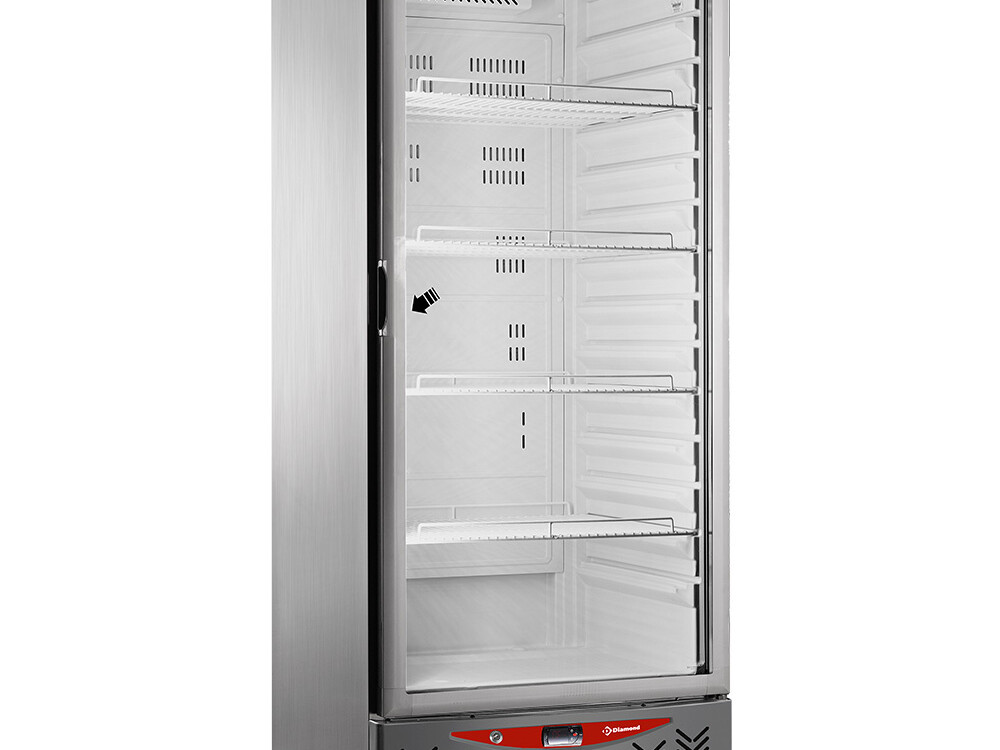 Frigo ventilé, 525 litres, vitrée, GN2/1+600x400, a... - professionnel professionnel de qualité