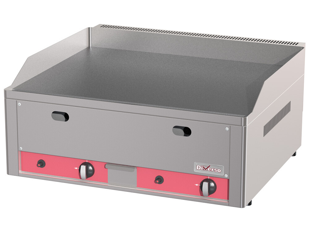 Plaque de cuisson gaz lisse 8 kW - équipement professionnel de qualité