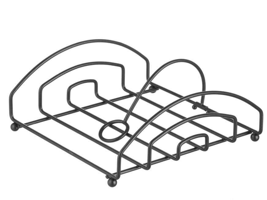 Porte-serviettes noir, , 205x210mm - restauration professionnel de qualité