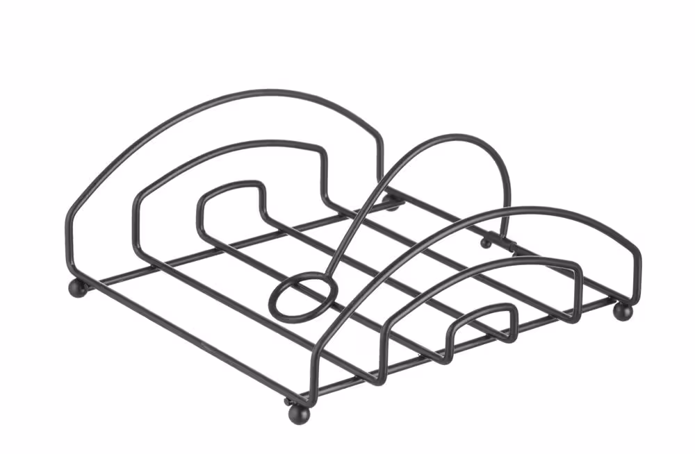 Porte-serviettes noir,  ,  205x210mm - restauration professionnel de qualité