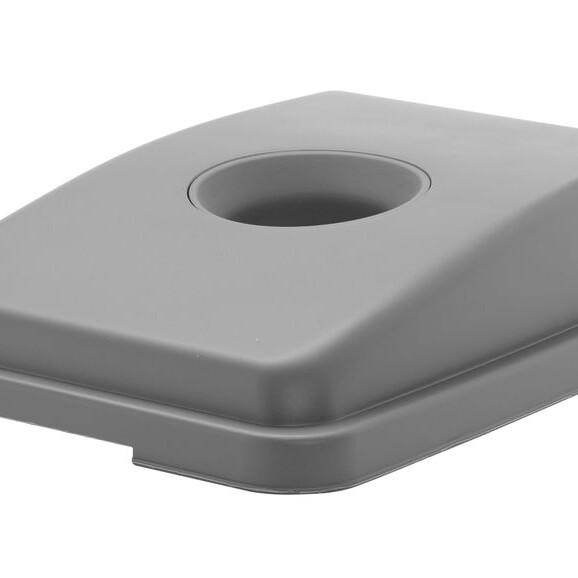 Couvercle avec ouverture pour poubelle étroite rectangul... - restauration professionnel de qualité