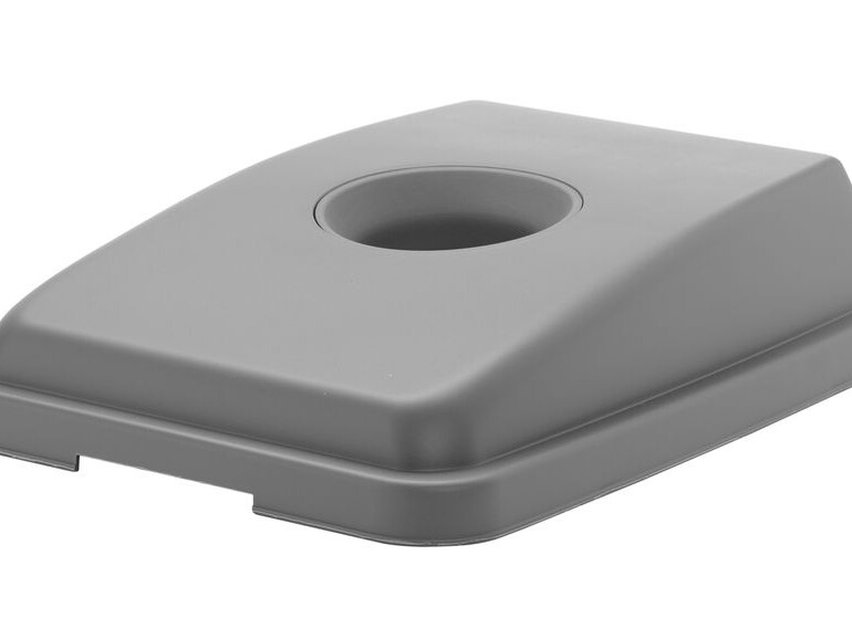 Couvercle avec ouverture pour poubelle étroite rectangul... - restauration professionnel de qualité