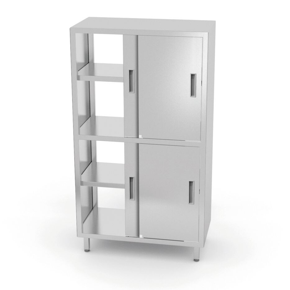 Placard passe-plats avec séparation et portes coulissant... - restauration professionnel de qualité