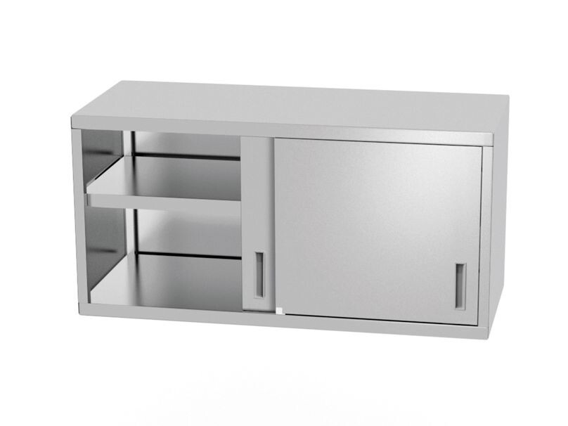 Armoire murale – soudée,  avec portes coulissantes,  ,... - cuisine professionnel de qualité