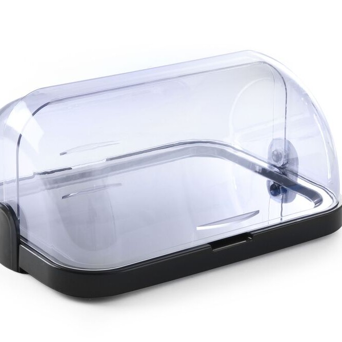 Vitrine réfrigérante Roll-top,  simple,  ,  Gris foncé - équipement professionnel de qualité