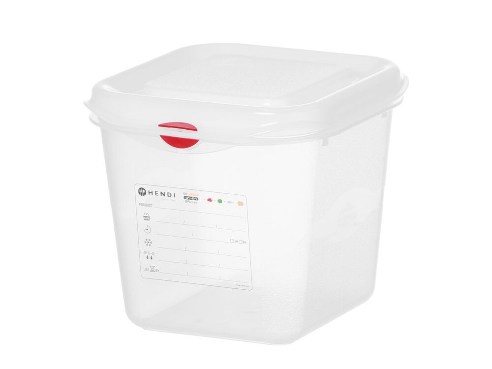 Bac 1/6, polypropylène, , 1/6, 2, Transparent - restauration professionnel de qualité