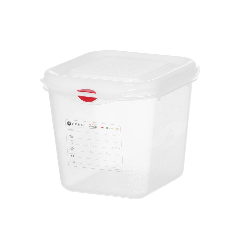 Bac 1/6,  polypropylène,  ,  1/6,  2,  Transparent - restauration professionnel de qualité