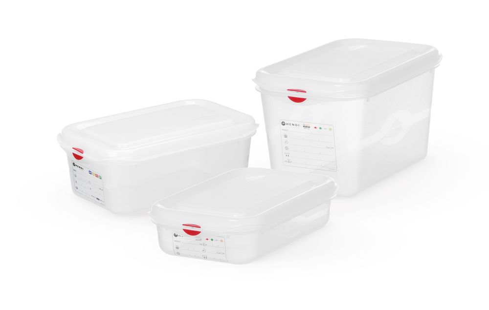 Bac 1/4 polypropylène, , 1/4, 1, Transparent - cuisine professionnel, vue détaillée