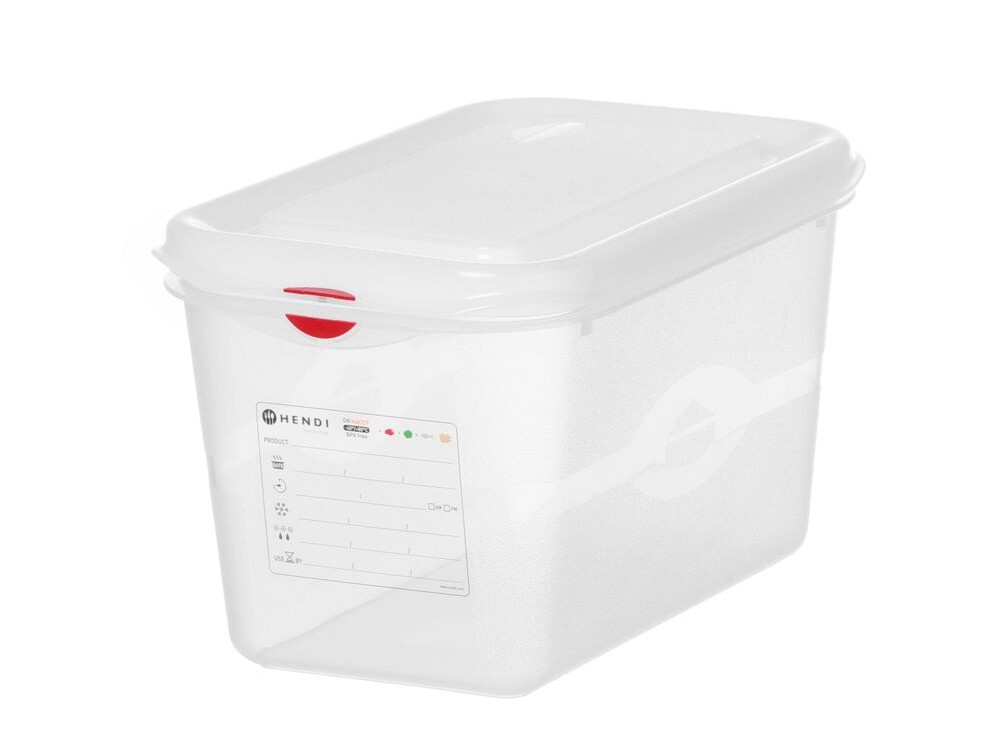 Bac 1/4 polypropylène, , 1/4, 4, Transparent - cuisine professionnel de qualité