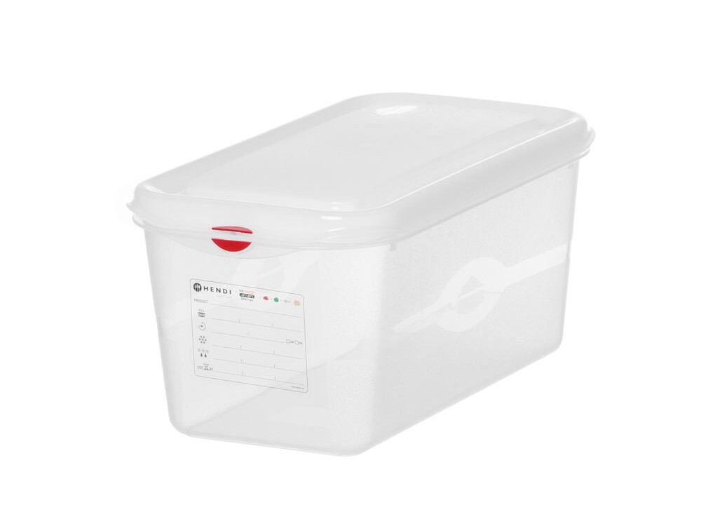 Bac 1/3, polypropylène, , 1/3, , Transparent - restauration professionnel de qualité