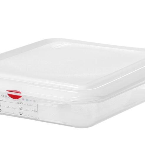 Bac 1/2,  polypropylène,  ,  1/2,  ,  Transparent - restauration professionnel de qualité