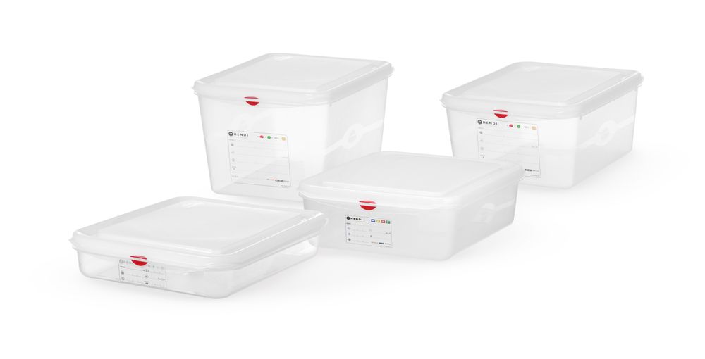 Bac 1/2, polypropylène, , 1/2, 6, Transparent - cuisine professionnel, vue détaillée