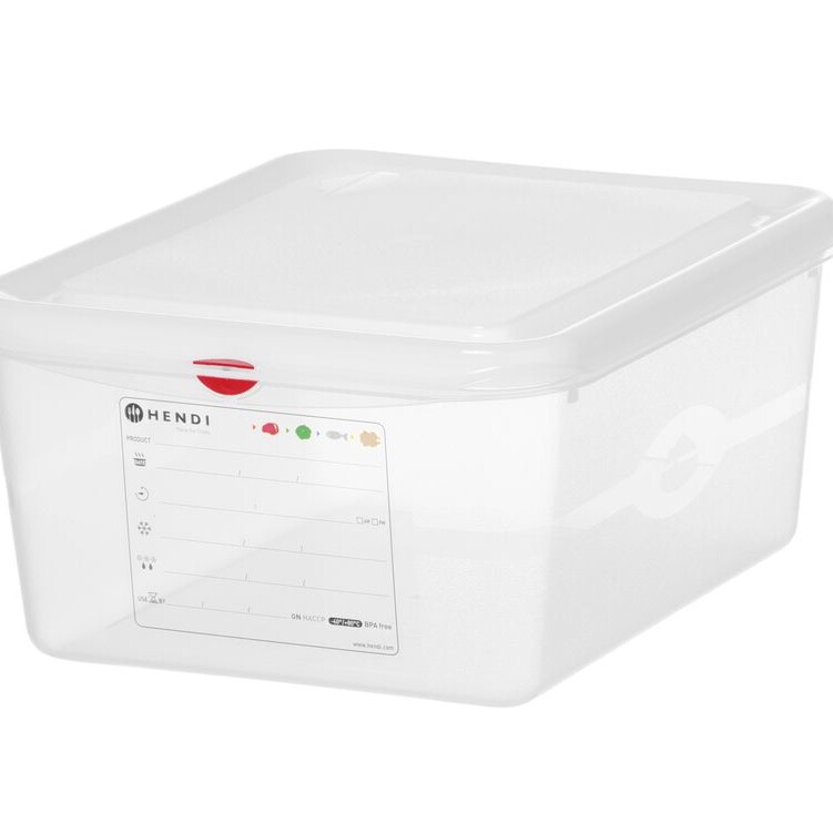 Bac 1/2,  polypropylène,  ,  1/2,  ,  Transparent - cuisine professionnel de qualité