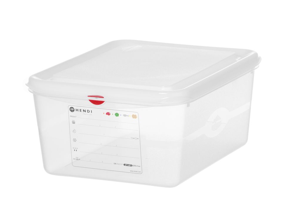 Bac 1/2, polypropylène, , 1/2, , Transparent - cuisine professionnel de qualité