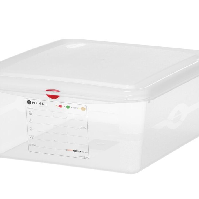 Bac 2/3,  polypropylène,  ,  2/3,  13,  Transparent - équipement professionnel de qualité