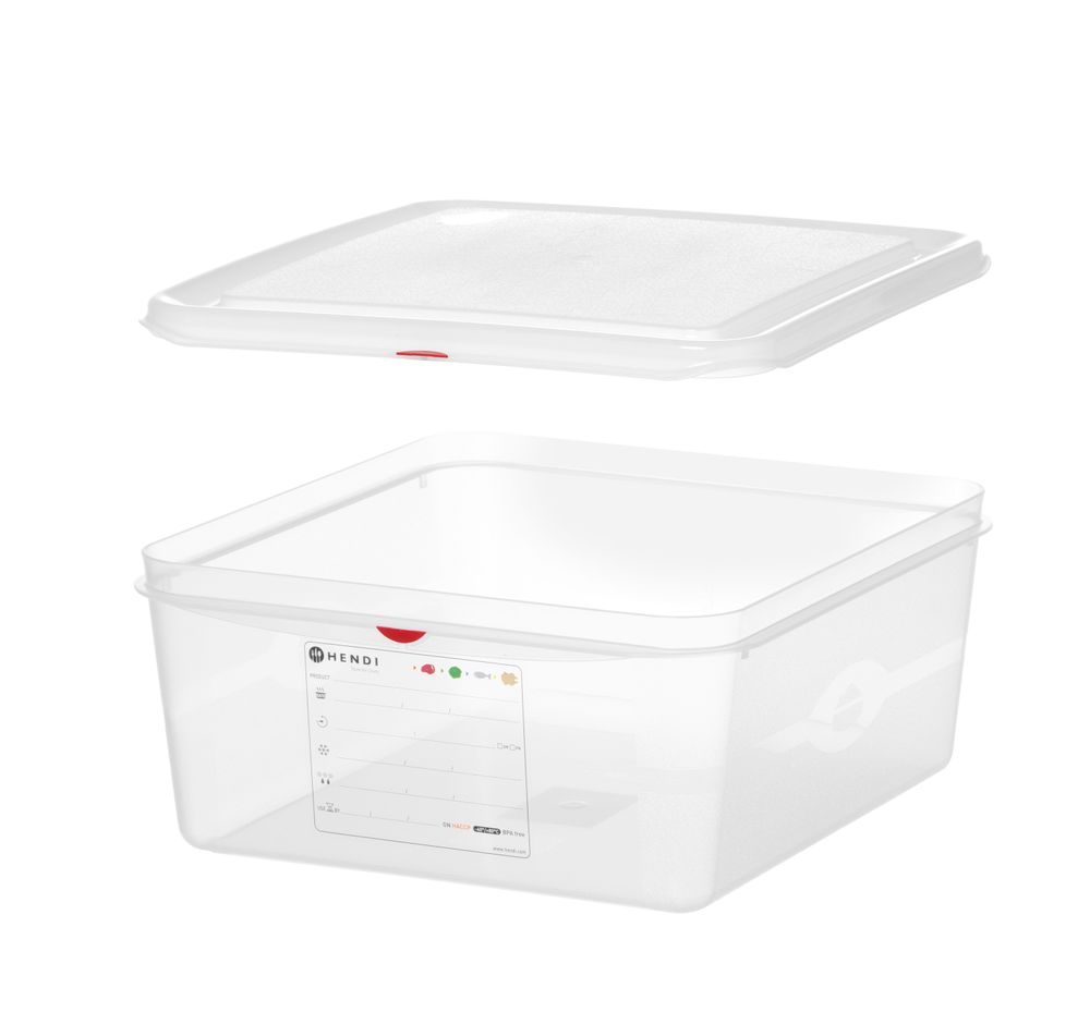 Bac 2/3, polypropylène, , 2/3, 13, Transparent - cuisine professionnel, vue détaillée