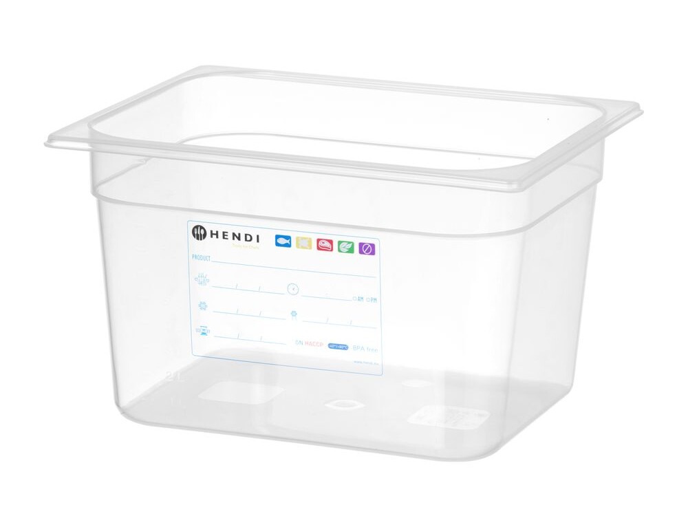 Bac Gastronorme 1/2, , 1/2, 12, Transparent - professionnel professionnel de qualité