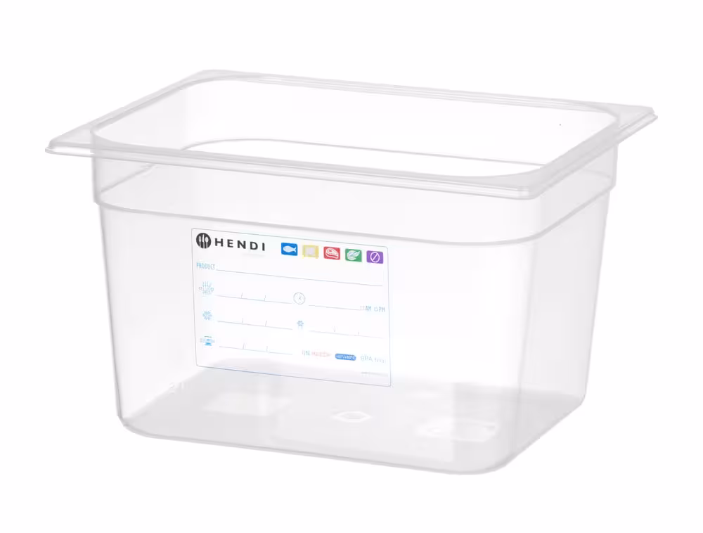 Bac Gastronorme 1/2, , 1/2, 12, Transparent - professionnel professionnel de qualité