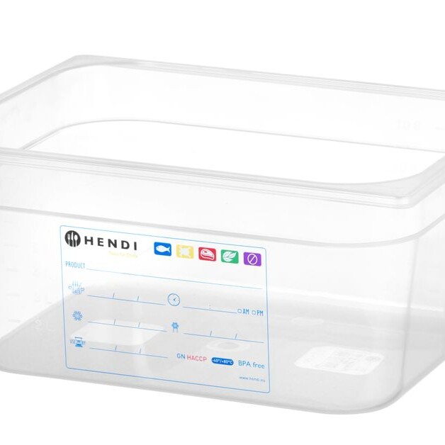 Bac Gastronorme 1/2,  ,  1/2,  9,  Transparent - cuisine professionnel de qualité