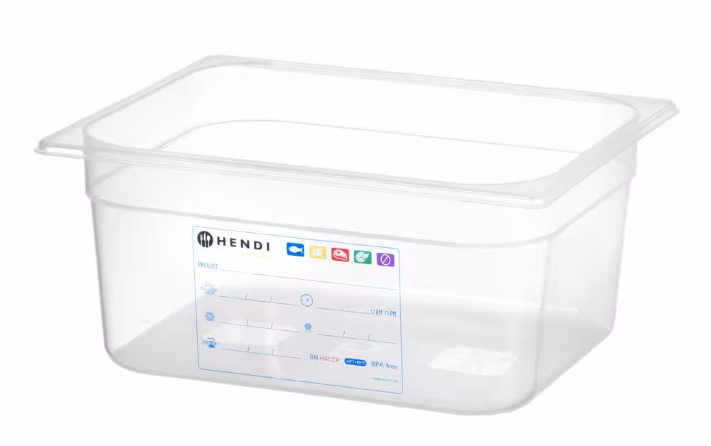 Bac Gastronorme 1/2, , 1/2, 9, Transparent - cuisine professionnel de qualité
