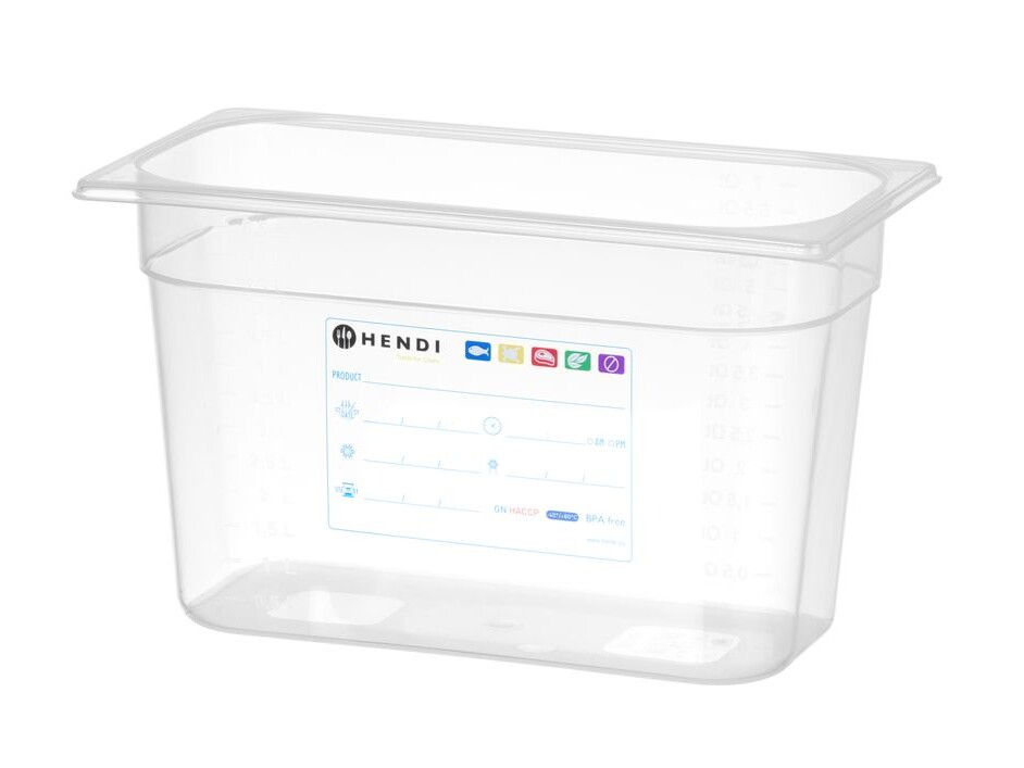 Bac Gastronorme 1/3, , 1/3, 7, Transparent - restauration professionnel de qualité