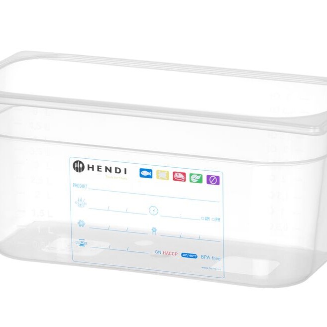 Bac Gastronorme 1/3,  ,  1/3,  5,  Transparent - cuisine professionnel de qualité