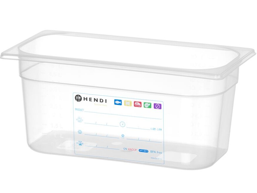 Bac Gastronorme 1/3, , 1/3, 5, Transparent - cuisine professionnel de qualité