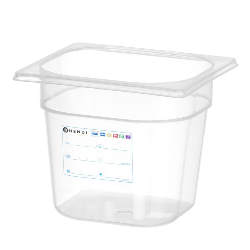 Bac Gastronorme 1/6,  ,  1/6,  2,  Transparent - cuisine professionnel de qualité